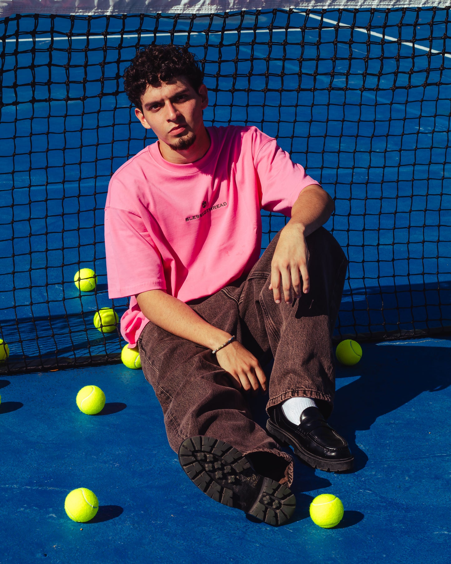 Pink Oversized Faith Tee - Proverbs 3:6