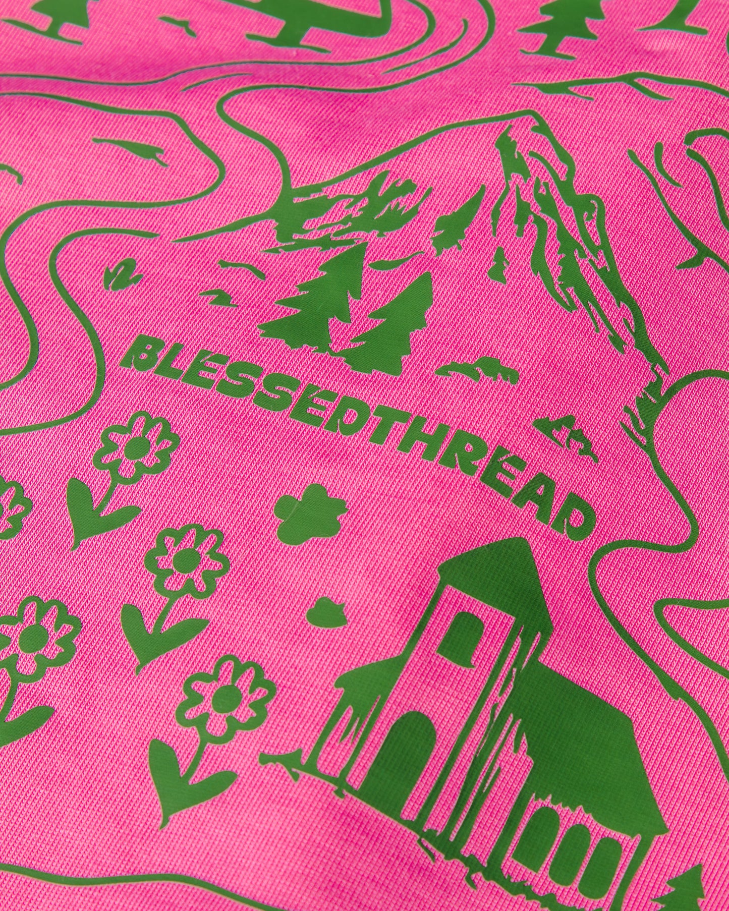 Pink Oversized Faith Tee - Proverbs 3:6